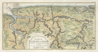 Carte de la Colonie de Surinam Sur les Rivieres de Surinam, Commewine et Cottica.