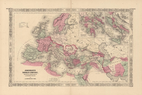 Johnson's Roman Empire, Imperium Romanorum Latissime Patens.