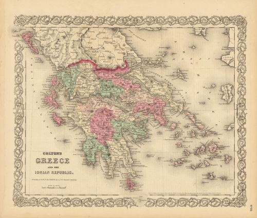 Colton's Greece and the Ionian Republic.