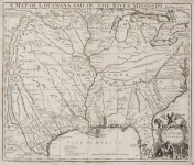 A Map of Louisiana and of the River Mississipi.