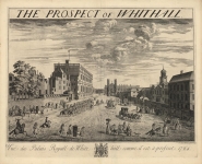 Prospect of Whitehall. Vue du Palais Royall de White Hall Comme il est a Present 1724.
