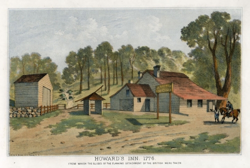 Howard's Inn. 1776. : From Which the Guides of the Flanking Detachment of the British were Taken.
