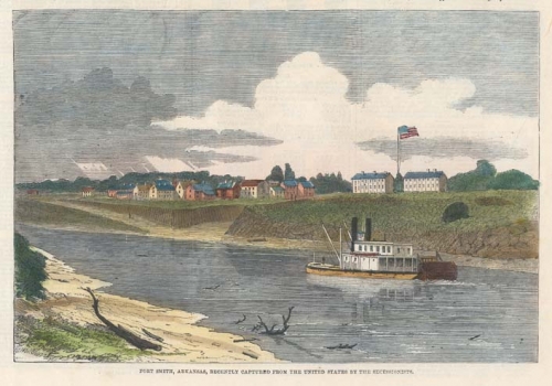 Fort Smith, Arkansas, Recently Captured From the United States by the Secessionists.