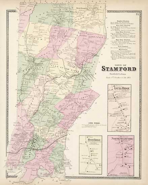 Plan of Stamford, Fairfield Co. Conn.