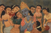 Krishna and the Gopis.