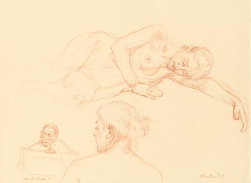 Nude Studies and with Leonda Finke Drawing.