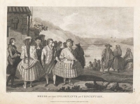 Dress of the Inhabitants of Conception. (La Perouse's Voyage).
