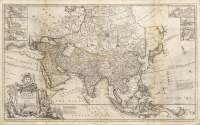 To the Right Honourable William Lord Cowper, Lord High Chancellor of Great Britain. This Map of Asia according to ye newest and most Exact Observations is most humbly dedicated. . . .