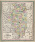 New Map of the State of Illinois. A,
