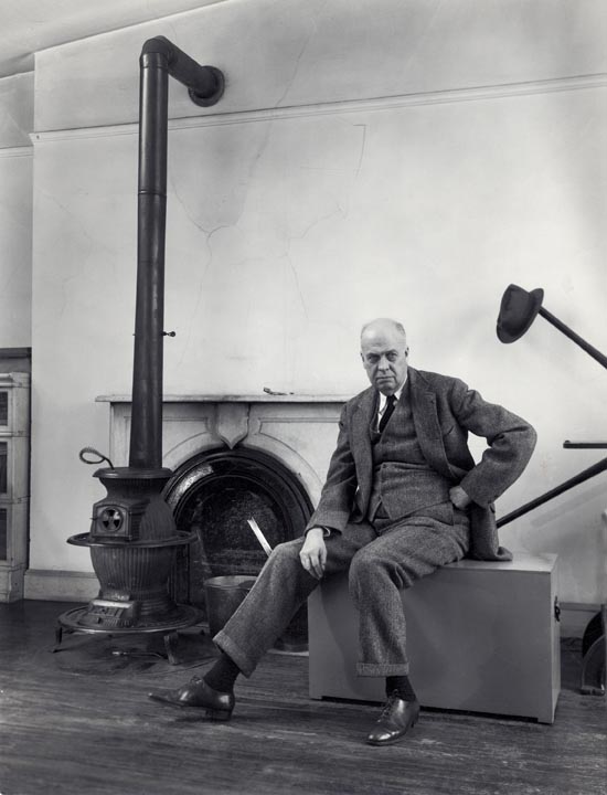 Edward Hopper in his Studio.