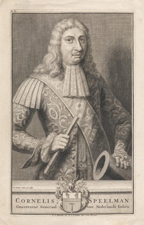 Cornelis Speelman.  Gouverneur Generaal van Nederlands Indien.