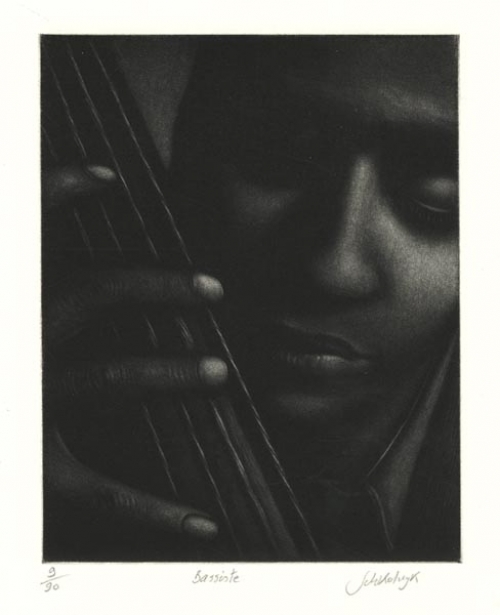 Bassiste.  [The Bassist.]