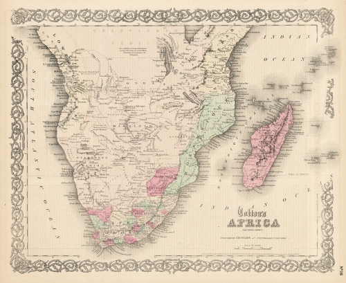 Colton's Africa. (Southern Sheet.)