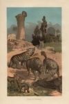 Streifenhiane. (Hyenas).