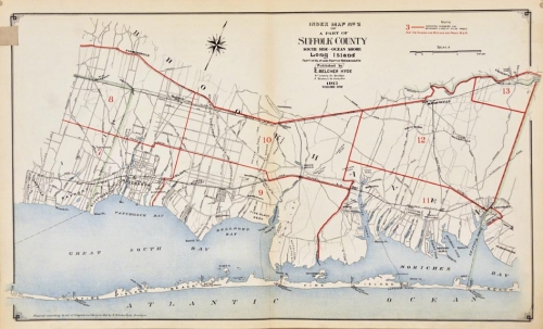 Index map No. 2 of a part of Suffolk County, South Side Part of Islip and part of Brookhaven. (Fire Island)