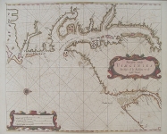 Pascaert vande Virginies Van Baya de la Madelena tot de Zuydt Revier.