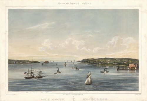 Baie de New-York - New-York Harbour.