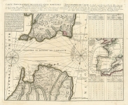 Carte Topographique des Pays et Côtes Maritimes qui forment le Détroit de Gibraltar.