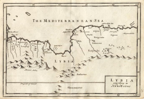 Lybia according to Herodotus.