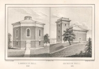 Lawrence Hall.  Jackson Hall.  (Williams College).