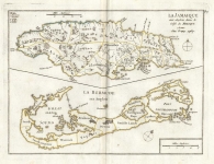 La Jamaique aux Anglois dans le Golfe du Mexique. (and) La Bermude aux Anglois.