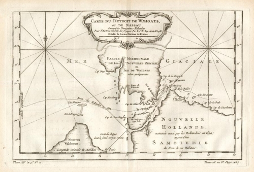 Carte Du Detroit De Waeigats, ou de Nassau.