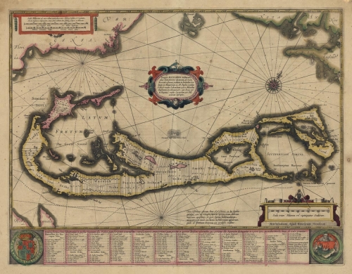 Mappa Aestivarum Insularum alias Bermudas dictarum,….