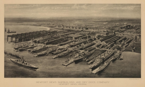 Newport News Shipbuilding and Dry Dock Company. Newport News Virginia.