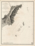 Plan des Iles Cerbicale et du Canal qui les Separe de la cote de Corse. (Corsica)
