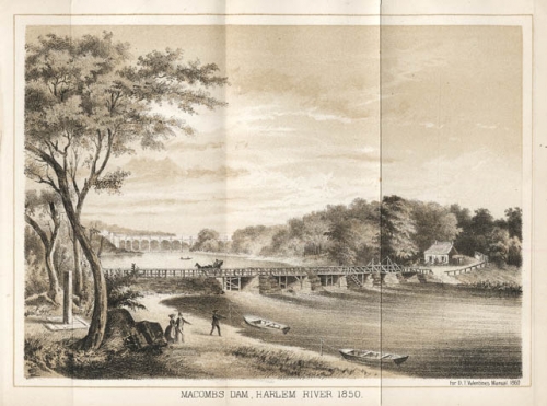Macombs Dam, Harlem River 1850.