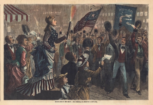 Sacular-Feier in New York.-...3. Juli 1876.