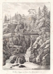 Le Pont d'Espagne, near Cauterets, Hautes Pyrenees, September 10, 1821.