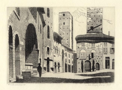San Gimignano (sketch).