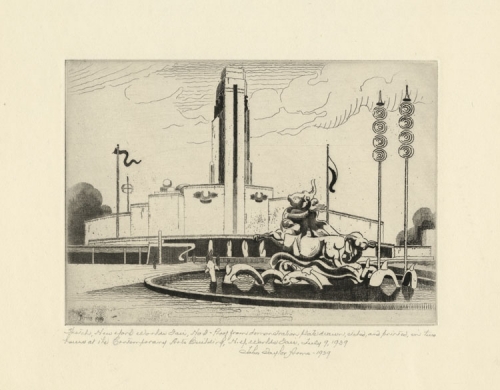 New York World's Fair, Decorations and Sculpture (sketch). [New York World's Fair, Number Three].