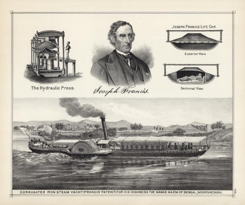Corrugated Iron System Yacht (Francis' Patent) for his Highness the Nawab Nazim of Bengal (Moorshedaba).