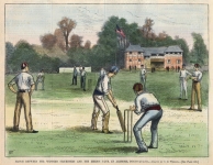 Match Between the Western Cricketers and the Merion Club, at Ardmore, Pennsylvania.