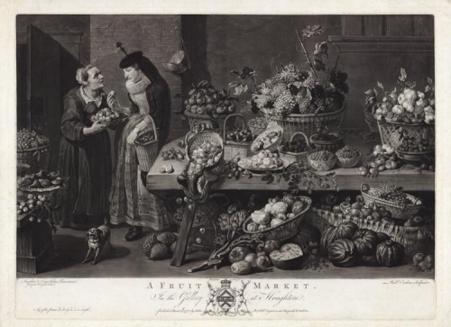 A Fruit Market. In The Gallery At Houghton.