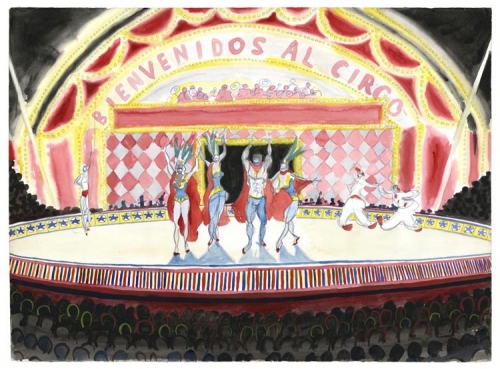 Bienvenidos Al Circo Center Ring.