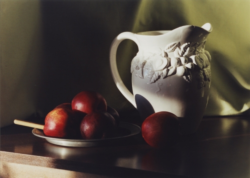 Apples and White Pitcher.