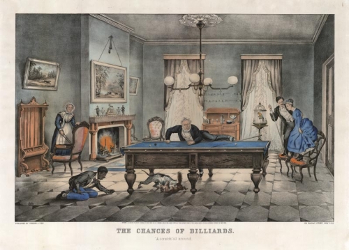 Chances of Billiards. The, : "A Scrach" all around. on
