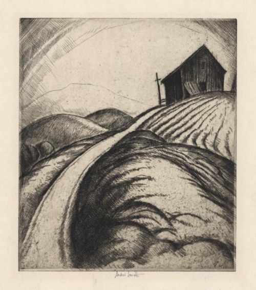 Landscape with Barn [untitled].