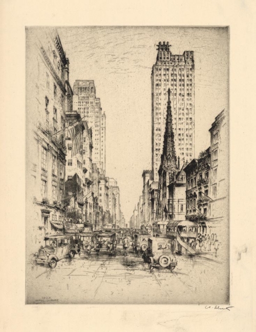 View of Fifth Avenue.