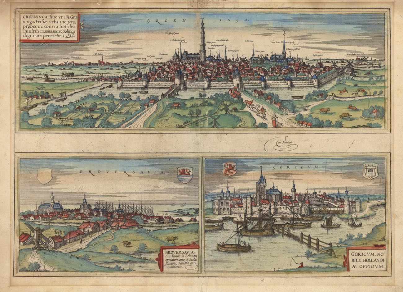 Groeninga [on sheet with] Broversavia [and] Goricum.