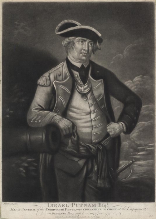 Israel Putnam Esqr. : Major General of the Connecticut Forces, and Commander in Chief at the Engagement on Bunckers-Hill near Boston, 17 June 1775.