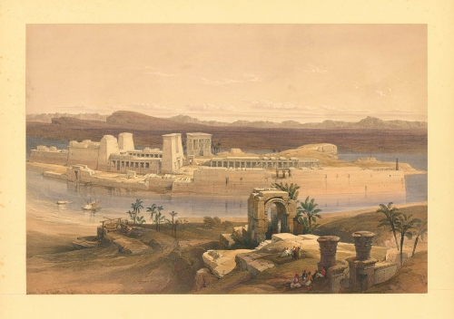 General View of the Island of Philae, Nubia.