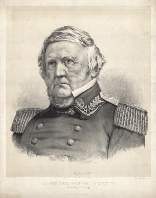 Lieut. Gen, Winfleld Scott. : Commanding U.S. Army.