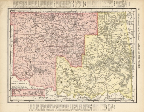 Western Portion of Oklahoma. [Indian Territory.]
