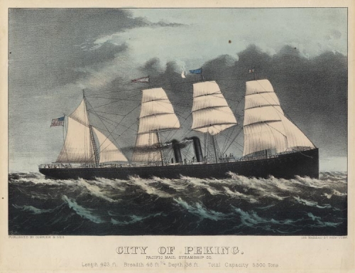 City of Peking. Pacific Mail Steamship Co.