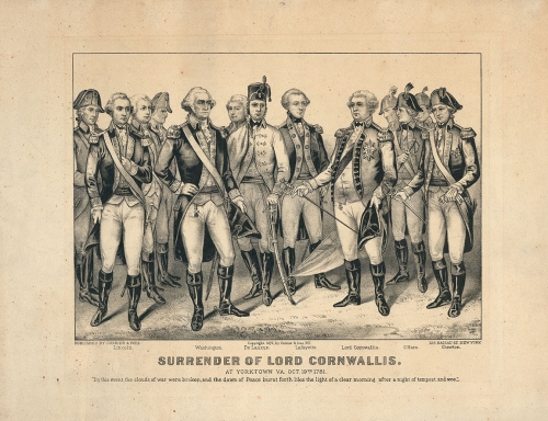 Surrender of Lord Cornwallis. :  At Yorktown Va. Oct. 19th 1781.