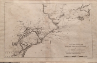 Map of the Country from Rariton River in East Jersey, to Elk Head in Maryland, Shewing the several operations of the American & British Armies, in 1776 & 1777. A,